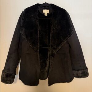White House Black Market Faux Fur Jacket